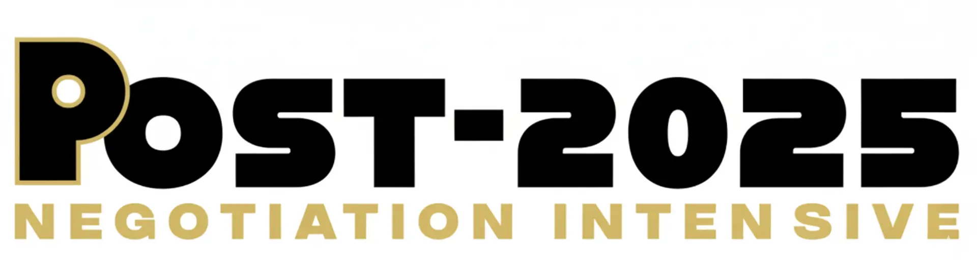 The Post-2025 Negotiation Intensive